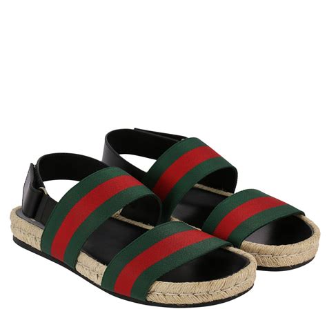 gucci green sandals men|Gucci open toe sandals.